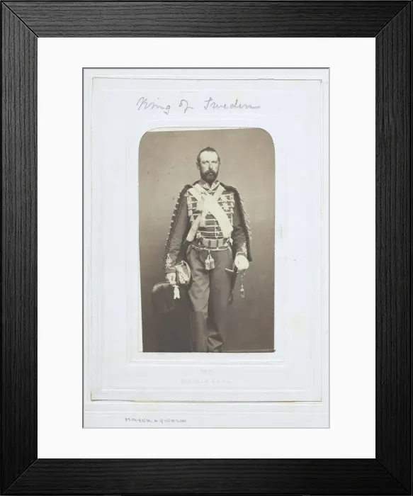 Framed Print : King of Sweden, 1860-69. Creator: Mayer & Pierson Framed Print : King of Sweden, 1860-69. Creator: Mayer & Pierson