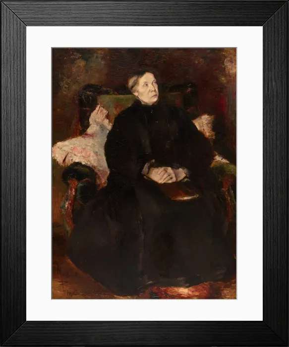 Framed Print : Portrait of a Lady, 1870 / 79. Creator: Adolphe Monticelli Framed Print : Portrait of a Lady, 1870 / 79. Creator: Adolphe Monticelli