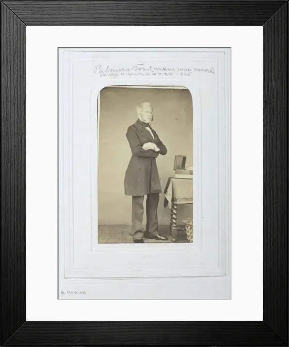 Framed Print : Henry John Temple, 1860-69. Creator: Henry Hering Framed Print : Henry John Temple, 1860-69. Creator: Henry Hering