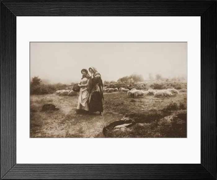 Framed Print : Carolling, 1887, printed January 1890. Creator: Henry Peach Robinson Framed Print : Carolling, 1887, printed January 1890. Creator: Henry Peach Robinson