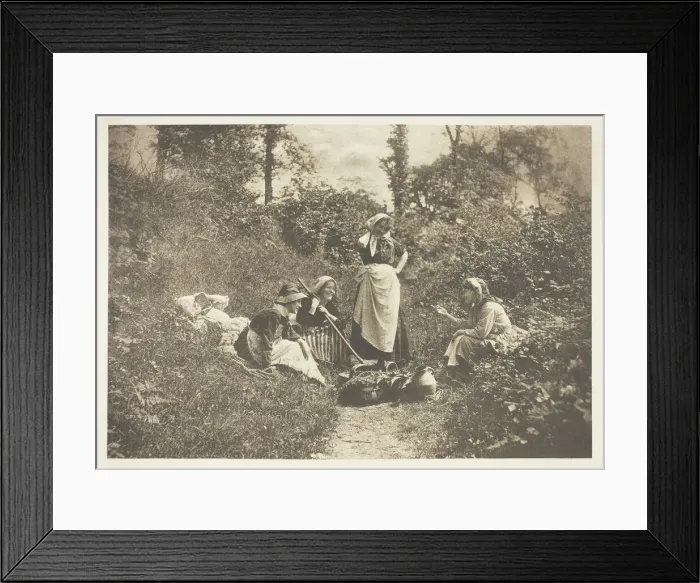 Framed Print : A Merry Tale, 1882, printed January 1890. Creator: Henry Peach Robinson Framed Print : A Merry Tale, 1882, printed January 1890. Creator: Henry Peach Robinson