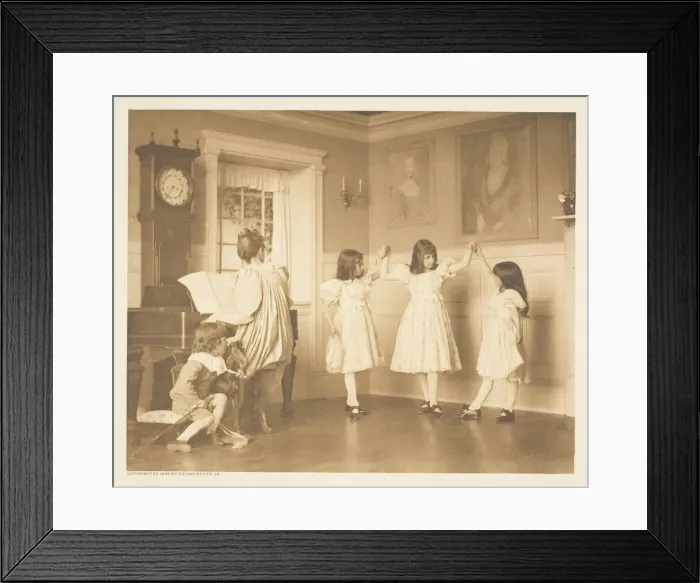 Framed Print : The Dance, 1899. Creator: Rudolph Eichemeyer Framed Print : The Dance, 1899. Creator: Rudolph Eichemeyer