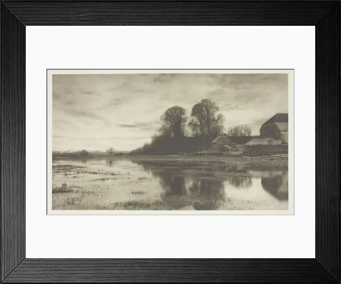 Framed Print : Eventide, c. 1880 / 90, printed April 1890. Creator: J. B. B. Wellington Framed Print : Eventide, c. 1880 / 90, printed April 1890. Creator: J. B. B. Wellington