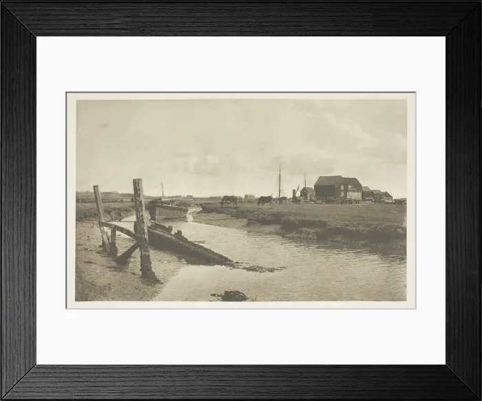 Framed Print : A Tidal River, East Coast, 1880 / 90, printed April 1890. Creator: J. B. B. Wellington Framed Print : A Tidal River, East Coast, 1880 / 90, printed April 1890. Creator: J. B. B. Wellington
