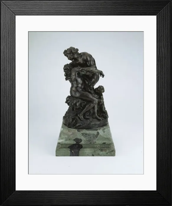 Framed Print : Bacchus Consoling Ariadne, modeled c. 1892 (cast 1903 / 07). Creator: Jules Dalou Framed Print : Bacchus Consoling Ariadne, modeled c. 1892 (cast 1903 / 07). Creator: Jules Dalou