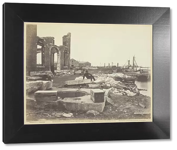 Ruins of Norfolk Navy Yard, Virginia, December 1864. Creator: James Gardner