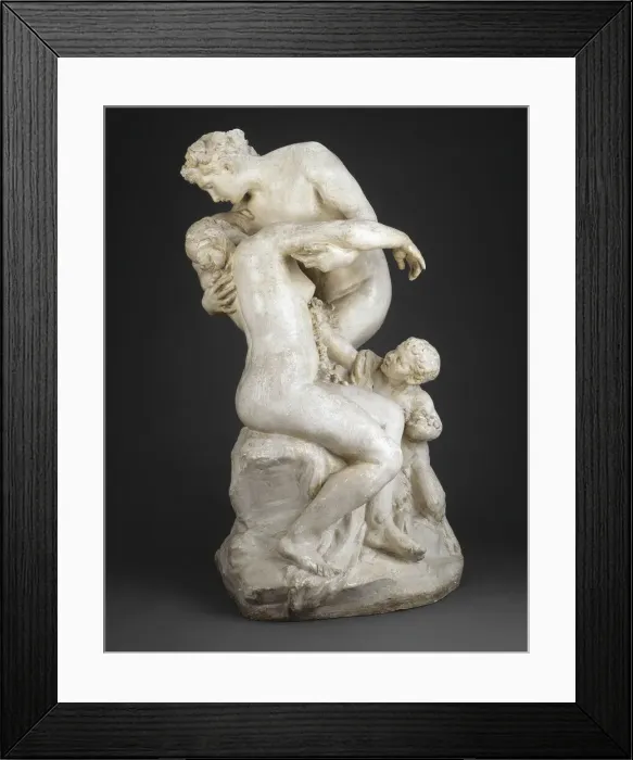 Framed Print : Bacchus Consoling Ariadne, c. 1892. Creator: Jules Dalou Framed Print : Bacchus Consoling Ariadne, c. 1892. Creator: Jules Dalou