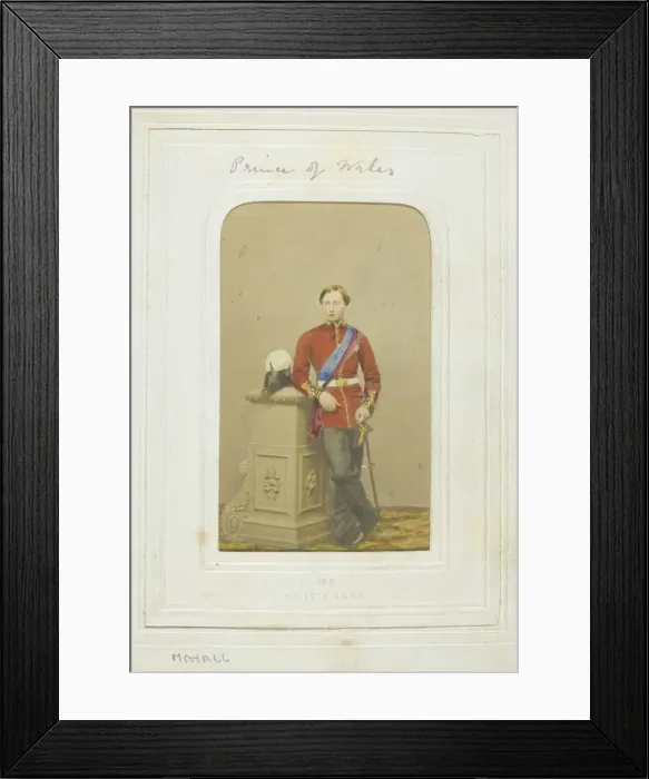 Framed Print : H. R. H. The Prince of Wales, 1860-69. Creator: John Jabez Edwin Mayall Framed Print : H. R. H. The Prince of Wales, 1860-69. Creator: John Jabez Edwin Mayall