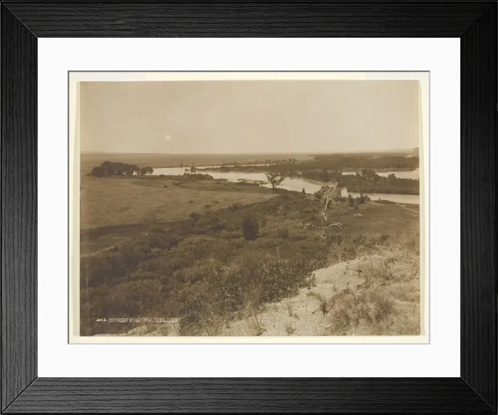 Framed Print : Yellowstone River, c. 1906. Creator: Laton Alton Huffman Framed Print : Yellowstone River, c. 1906. Creator: Laton Alton Huffman