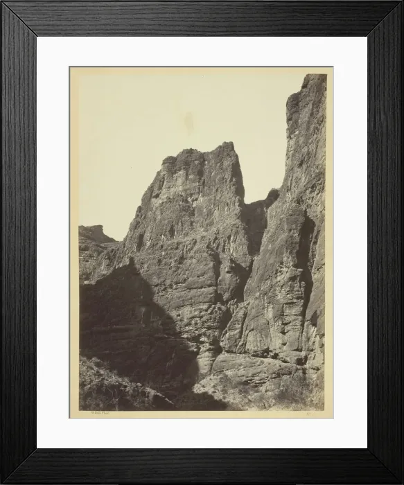 Framed Print : Canon of Kanab Wash, Colorado River, Looking South, 1872. Creator: William H. Bell Framed Print : Canon of Kanab Wash, Colorado River, Looking South, 1872. Creator: William H. Bell