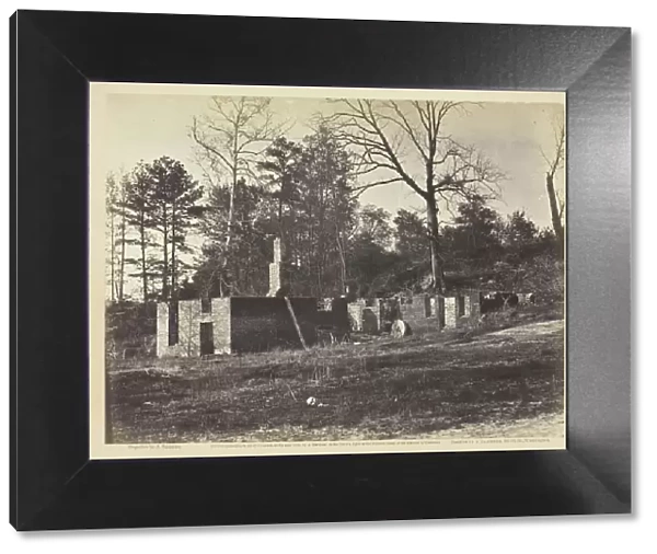 Ruins of Gains Mill, Virginia, April 1865. Creator: John Reekie