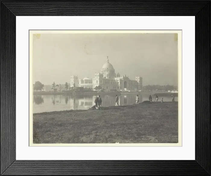 Framed Print : Victoria Memorial at Calcutta, ca. 1910s. Creator: Johnston & Hoffmann Framed Print : Victoria Memorial at Calcutta, ca. 1910s. Creator: Johnston & Hoffmann