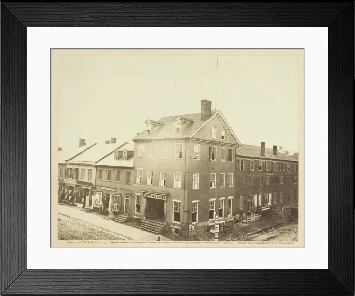 Framed Print : Marshall House, Alexandria, Virginia, August 1862. Creator: William R. Pywell Framed Print : Marshall House, Alexandria, Virginia, August 1862. Creator: William R. Pywell