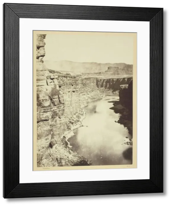 Framed Print : Grand Canyon, Colorado River, Near Paria Creek, Looking West, 1872. Creator: William H Framed Print : Grand Canyon, Colorado River, Near Paria Creek, Looking West, 1872. Creator: William H