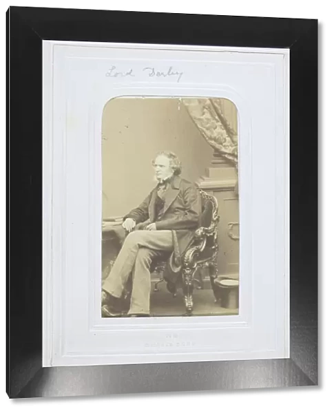 The Earl of Derby, 1860-69. Creator: John Jabez Edwin Mayall