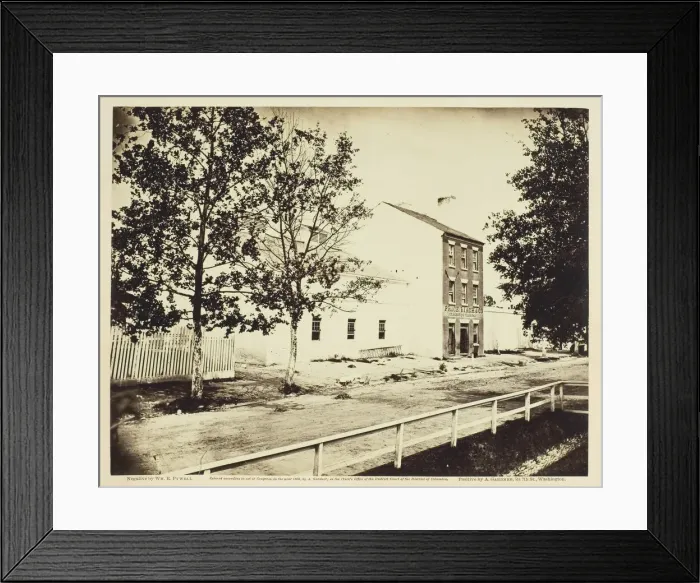 Framed Print : Slave Pen, Alexandria, Virginia, August 1862. Creator: William R. Pywell Framed Print : Slave Pen, Alexandria, Virginia, August 1862. Creator: William R. Pywell