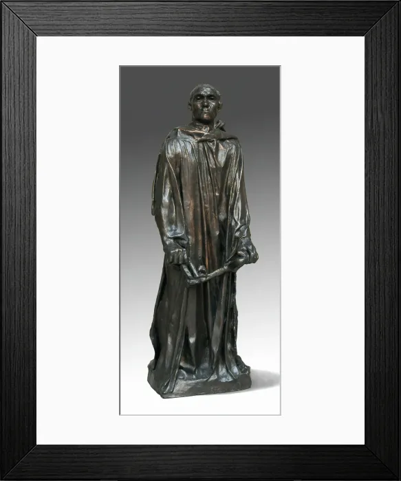 Framed Print : A Burgher of Calais (Jean d Aire), modeled 1889. Creator: Auguste Rodin Framed Print : A Burgher of Calais (Jean d Aire), modeled 1889. Creator: Auguste Rodin