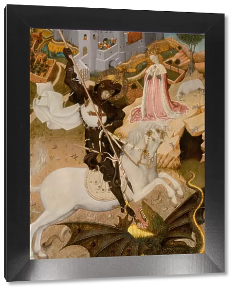 Saint George and the Dragon, 1434  /  35. Creator: Bernat Martorell