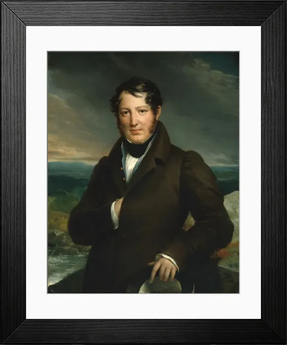 Framed Print : Monsieur Tortoni, c. 1820. Creator: Francois Pascal Simon Gerard Framed Print : Monsieur Tortoni, c. 1820. Creator: Francois Pascal Simon Gerard