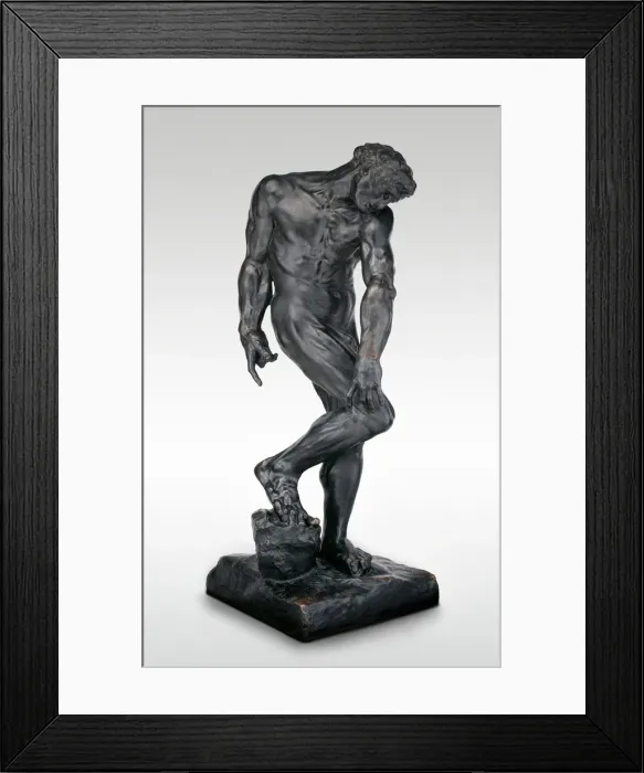 Framed Print : Adam, Modeled 1881, cast about 1924. Creator: Auguste Rodin Framed Print : Adam, Modeled 1881, cast about 1924. Creator: Auguste Rodin