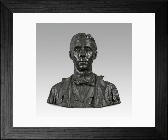 Framed Print : Head of Arthur Jerome Eddy, 1898. Creator: Auguste Rodin Framed Print : Head of Arthur Jerome Eddy, 1898. Creator: Auguste Rodin