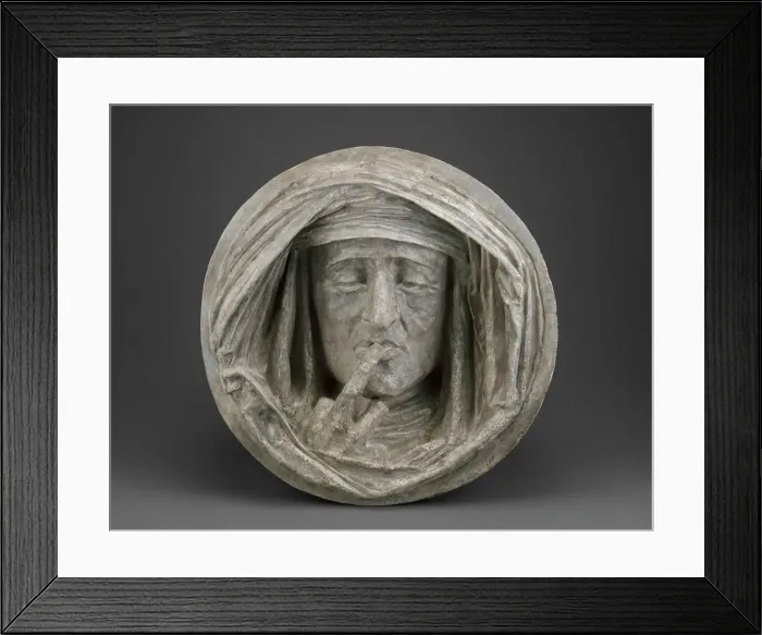 Framed Print : Le Silence, 1842 / 43. Creator: Antoine-Augustin Preault Framed Print : Le Silence, 1842 / 43. Creator: Antoine-Augustin Preault