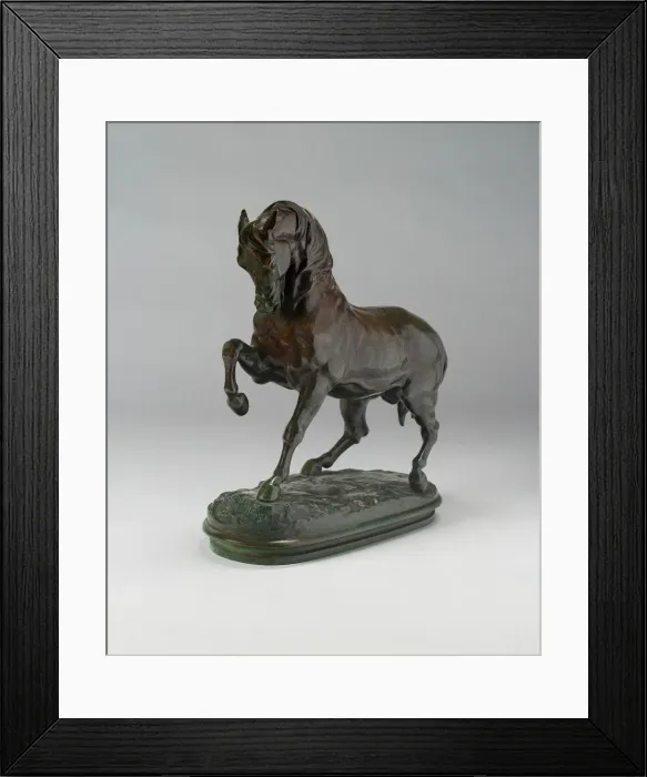 Framed Print : Cheval Turk, 1850 / 1900. Creator: Antoine-Louis Barye Framed Print : Cheval Turk, 1850 / 1900. Creator: Antoine-Louis Barye