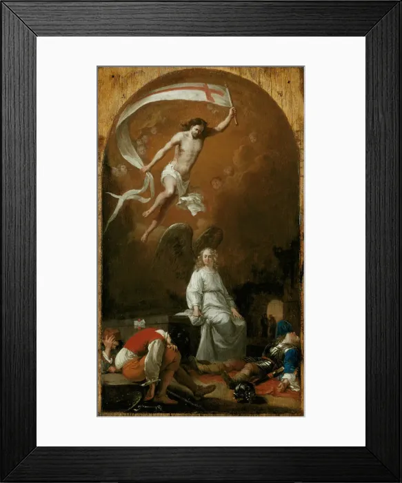 Framed Print : The Resurrection, c. 1635. Creator: Bartholomeus Breenbergh Framed Print : The Resurrection, c. 1635. Creator: Bartholomeus Breenbergh
