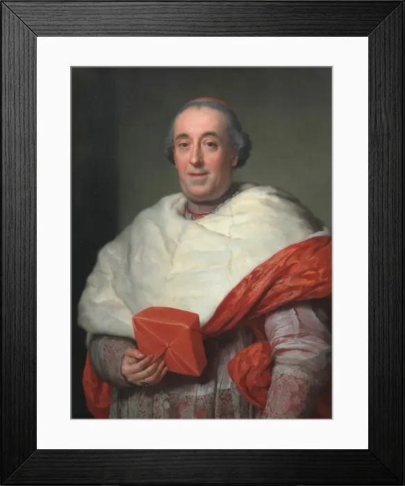 Framed Print : Portrait of Cardinal Zelada, 1773. Creator: Anton Raphael Mengs Framed Print : Portrait of Cardinal Zelada, 1773. Creator: Anton Raphael Mengs