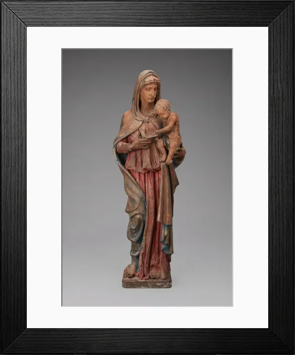 Framed Print : Virgin and Child, About 1500. Creator: Unknown Framed Print : Virgin and Child, About 1500. Creator: Unknown
