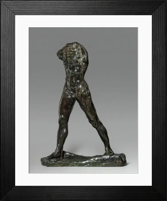 Framed Print : The Walking Man, Modeled 1877 / 1900; cast before 1917. Creator: Auguste Rodin Framed Print : The Walking Man, Modeled 1877 / 1900; cast before 1917. Creator: Auguste Rodin
