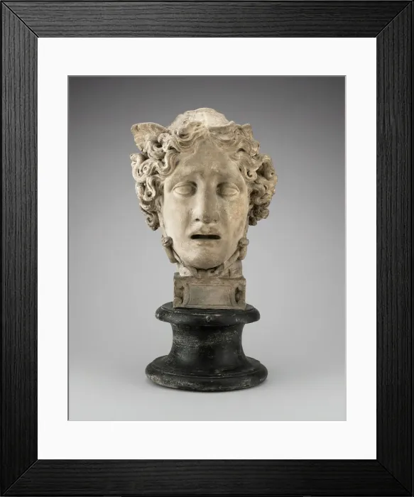 Framed Print : Head of Medusa, c. 1801. Creator: Antonio Canova Framed Print : Head of Medusa, c. 1801. Creator: Antonio Canova