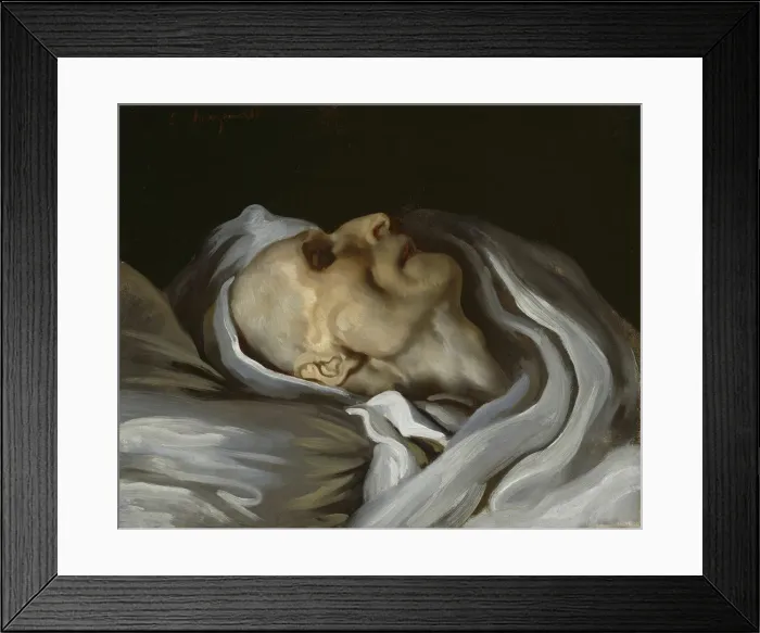 Framed Print : Theodore Gericault on His Deathbed, 1824. Creator Framed Print : Theodore Gericault on His Deathbed, 1824. Creator