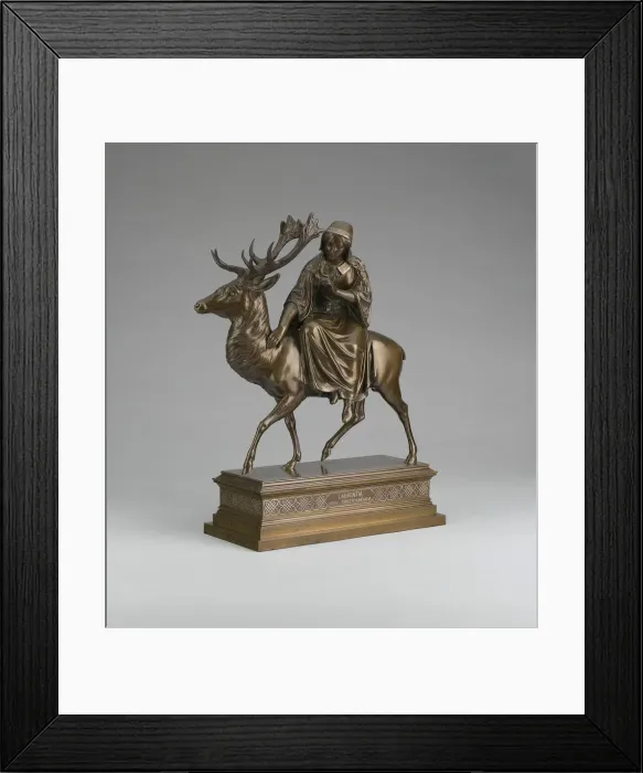 Framed Print : Jungfer Lorenzen of Tangermünde, After 1837. Creator: Christian Daniel Rauch Framed Print : Jungfer Lorenzen of Tangermünde, After 1837. Creator: Christian Daniel Rauch