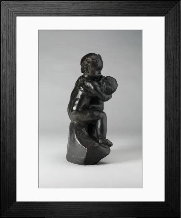 Framed Print : Children Embracing (Enfantss embrassant), Modeled about 1881, cast before 1916 Framed Print : Children Embracing (Enfantss embrassant), Modeled about 1881, cast before 1916