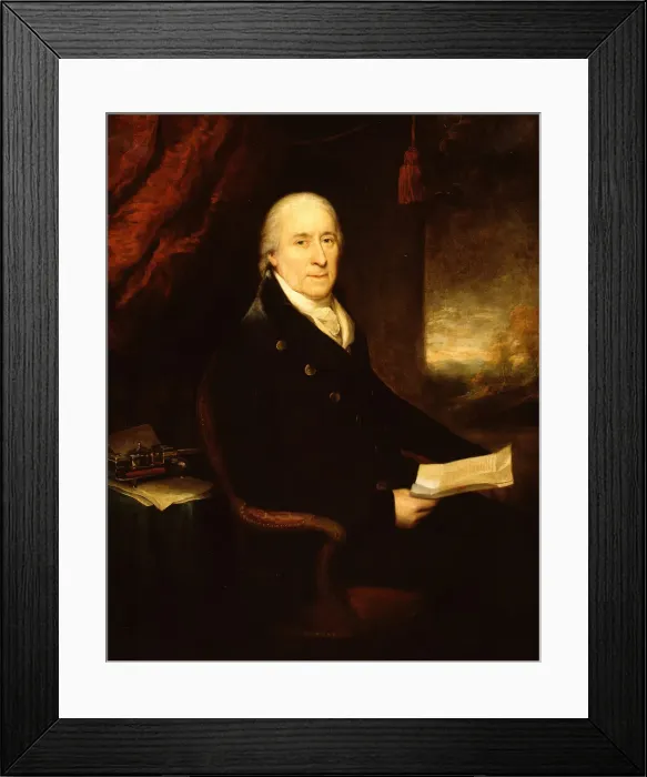 Framed Print : Portrait of a Man, 1790 / 99. Creator: Benjamin West Framed Print : Portrait of a Man, 1790 / 99. Creator: Benjamin West