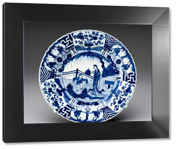 Plate, Jingdezhen, c. 1700. Creator: Jingdezhen Porcelain
