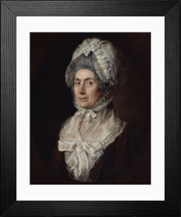Framed Print : Sarah Dupont, c. 1777-1779. Creator: Thomas Gainsborough