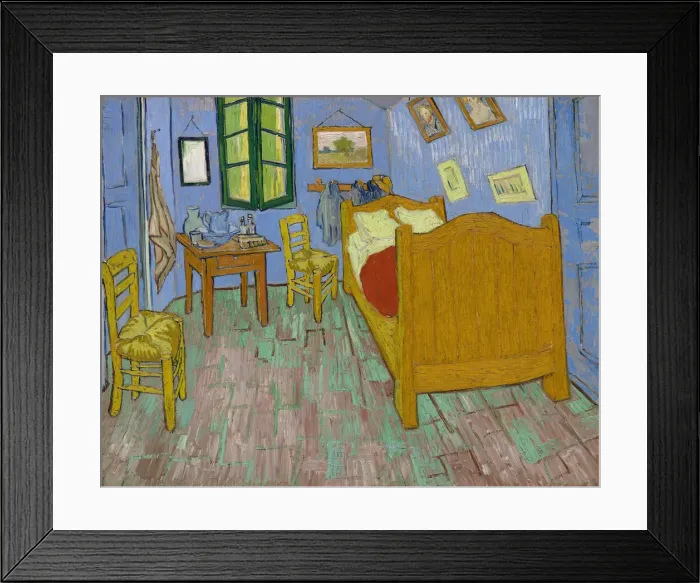 Framed Print : The Bedroom, 1889. Creator: Vincent van Gogh