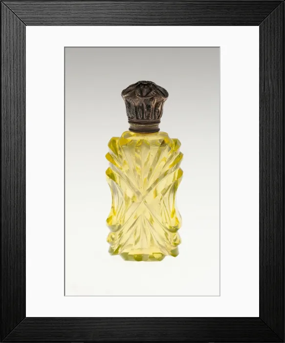 Framed Print : Scent Bottle, Bohemia, c. 1840 / 50. Creator: Bohemia Glass Framed Print : Scent Bottle, Bohemia, c. 1840 / 50. Creator: Bohemia Glass