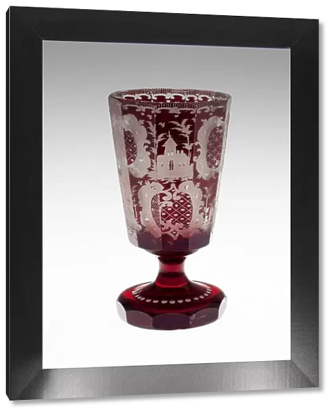 Wine Glass, Bohemia, c. 1850  /  80. Creator: Bohemia Glass