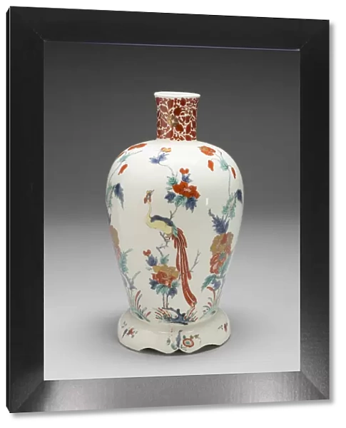 Vase, England, c. 1755. Creator: Bow Porcelain Factory