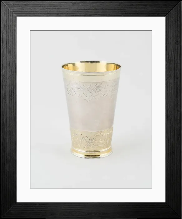 Framed Print : Beaker, Augsburg, 1712 / 13. Creator: Unknown Framed Print : Beaker, Augsburg, 1712 / 13. Creator: Unknown