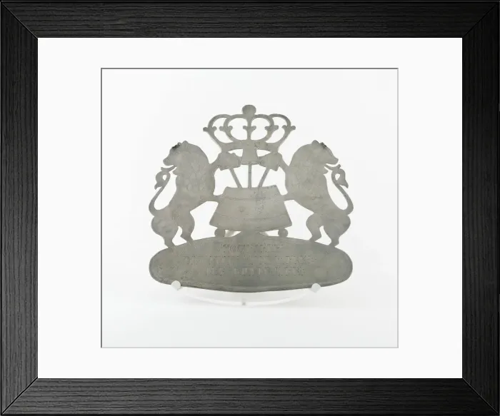 Framed Print : Guild Plaque for a Beer Brewer, Bayern, 1790. Creator: Unknown Framed Print : Guild Plaque for a Beer Brewer, Bayern, 1790. Creator: Unknown