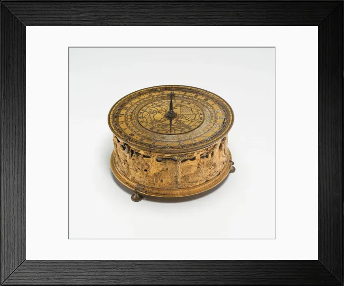 Framed Print : Table Clock, Germany, c. 1575 / 1625. Creator: Unknown Framed Print : Table Clock, Germany, c. 1575 / 1625. Creator: Unknown