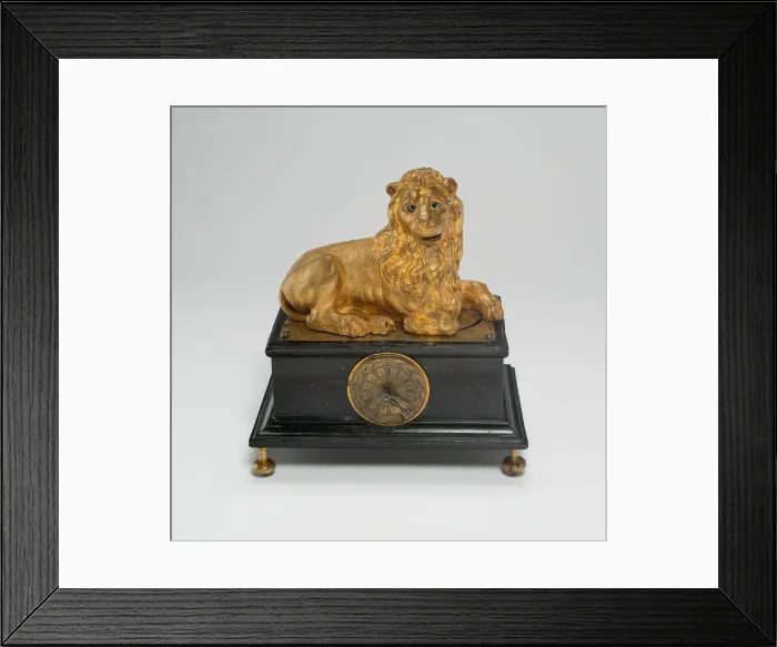 Framed Print : Automaton Clock in the Shape of a Lion, Germany, c. 1630. Creator: Unknown Framed Print : Automaton Clock in the Shape of a Lion, Germany, c. 1630. Creator: Unknown
