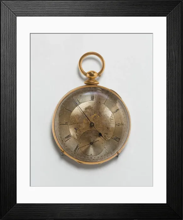Framed Print : Watch, England, Mid 19th century. Creator: Unknown Framed Print : Watch, England, Mid 19th century. Creator: Unknown