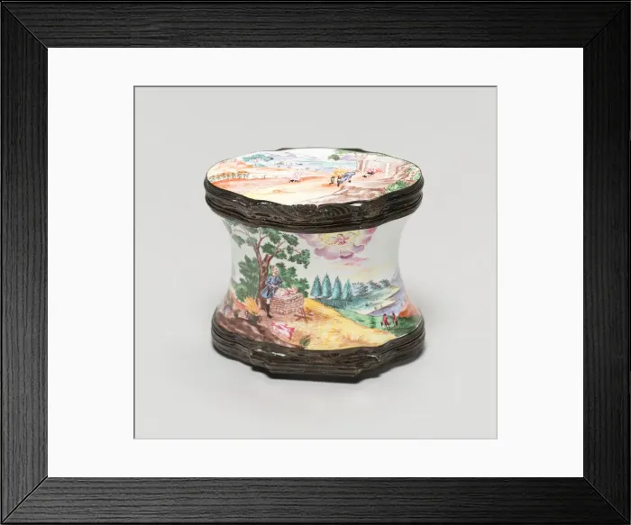 Framed Print : Double Snuff Box, Augsburg, c. 1735. Creator: Unknown Framed Print : Double Snuff Box, Augsburg, c. 1735. Creator: Unknown