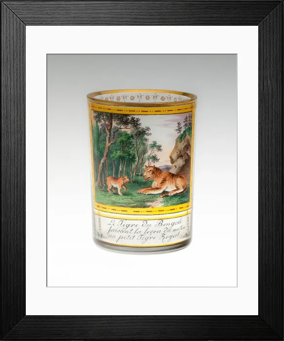 Framed Print : Beaker, Vienna, c. 1815 / 20. Creator: Anton Kothgasser Framed Print : Beaker, Vienna, c. 1815 / 20. Creator: Anton Kothgasser