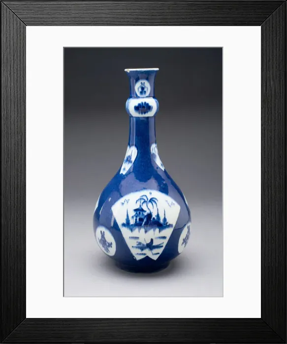 Framed Print : Juglet, Bow, 1755 / 65. Creator: Bow Porcelain Factory Framed Print : Juglet, Bow, 1755 / 65. Creator: Bow Porcelain Factory
